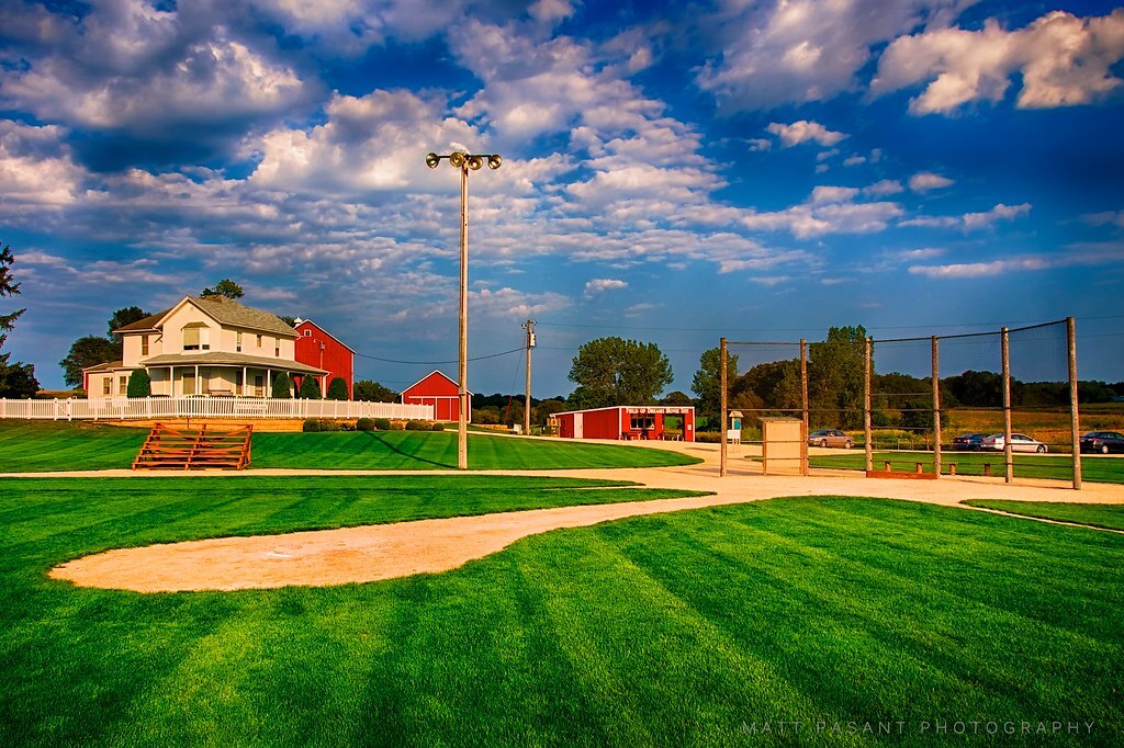 Now this is a home run, The Field of Dreams baseball field in Dyersville IA (population 4,200)