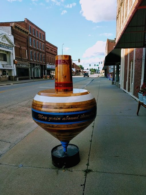 Giant Spinning Top in Casey IL (population 2264)