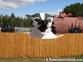 Nothing can stop the World's Largest Badger in Birnamwood, Wisconsin