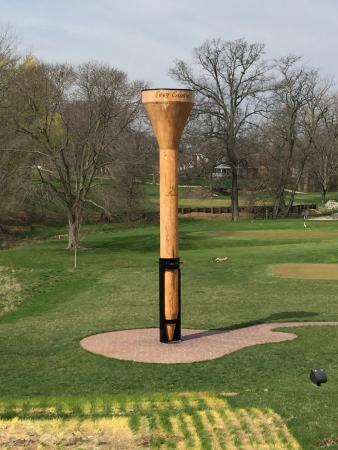 Teeing off with the World's Largest Golf Tee in Casey IL (population 2264)