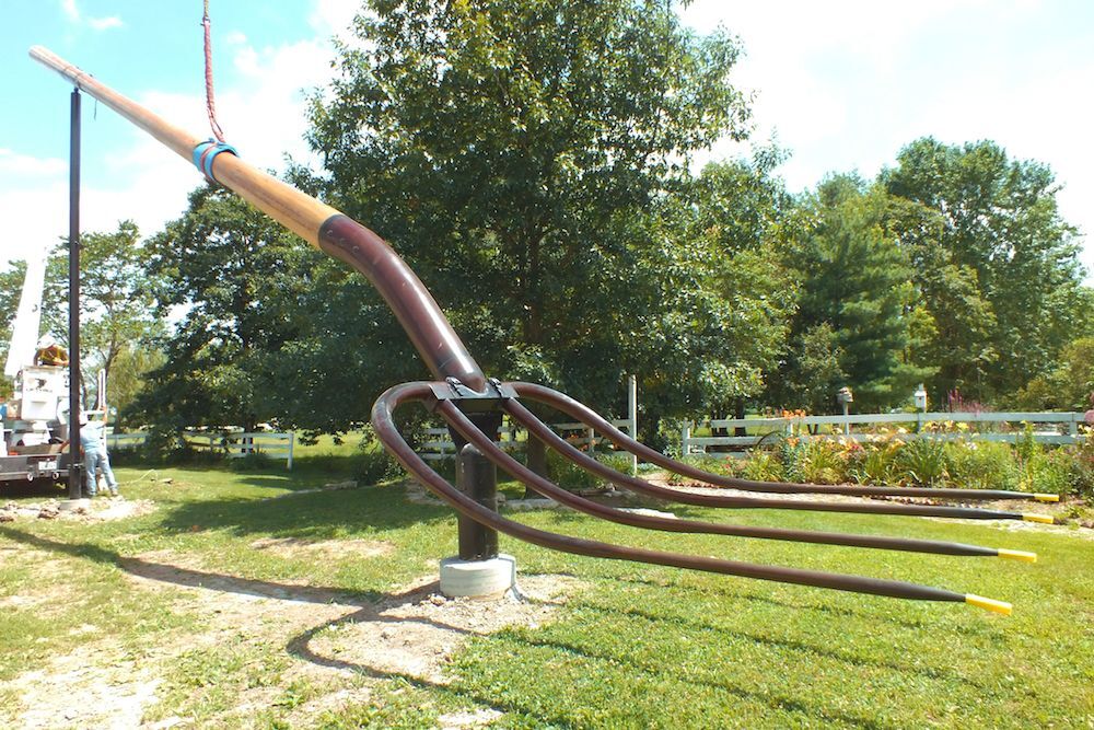 Every farmer could use the World's Largest Pitchfork in Casey IL (population 2264)