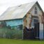 He said I'll paint your barn and did he ever in Mount Vernon IA (population 4435)