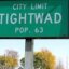 Can we pick a favorite town name? I think we can, Tightwad Missouri (64)