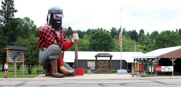 There are others but there is only one "World's Largest Paul Bunyan" in Akeley, Minnesota